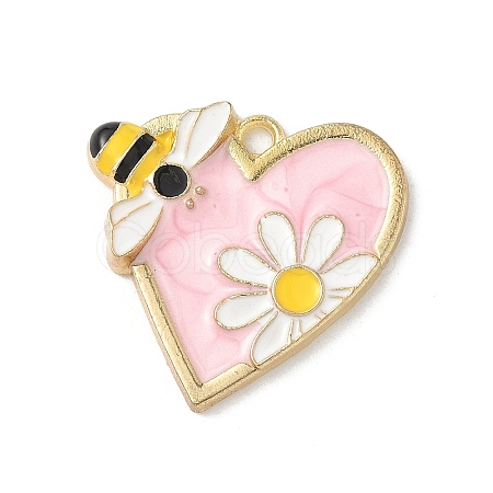 Alloy Enamel Pendants FIND-C074-28KCG-03-1