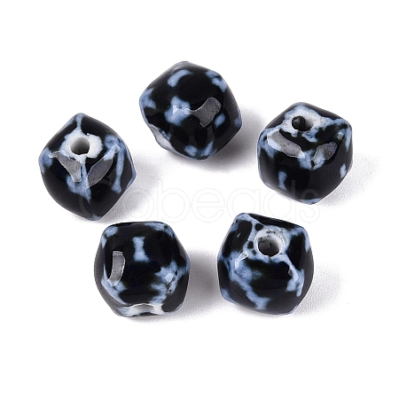 Vintage Handmade Porcelain Beads PORC-N013-18-03-1