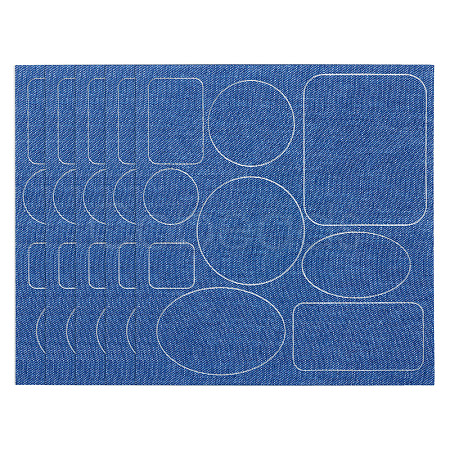 5 Sheets Denim Self-adhesive Patches PATC-TA0001-61C-1