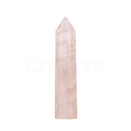 Point Tower Natural Rose Quartz Home Display Decoration LS-PW-WG24364-02-1