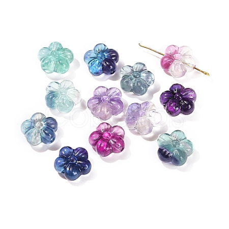 Natural Fluorite Carved Beads LS-PW-WG1ACAE-04-1