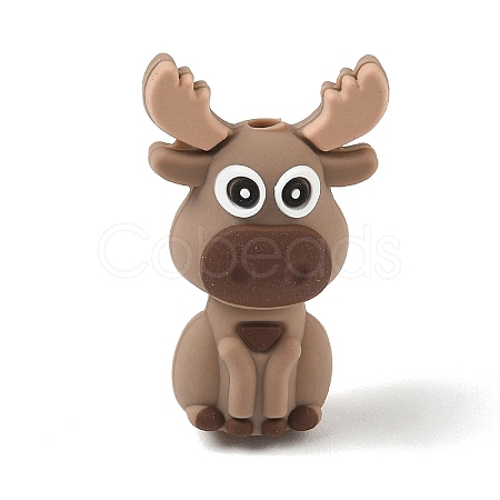 Animal Theme Silicone Beads LS-SIL-E013-03H-1