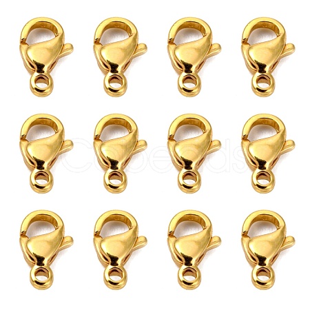 304 Stainless Steel Lobster Claw Clasps X-STAS-R050-9x5mm-02-1