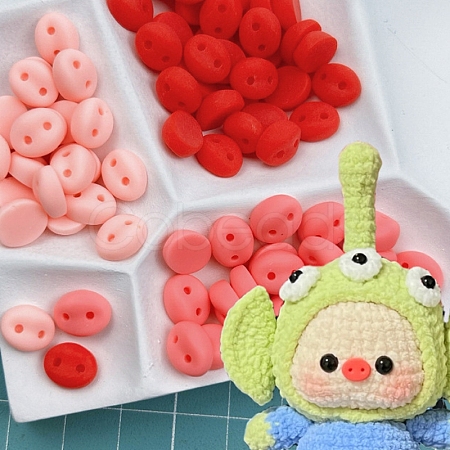 Resin Doll Pig Nose for Stuffed Toy Puppet Amigurumi Doll Making Accessories LS-PW-WG1C944-01-1