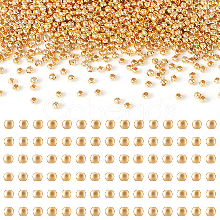 Rack Plating Brass Beads KK-TA0001-88G-01-1