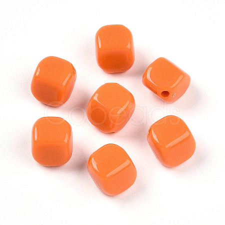 Opaque Acrylic Beads SACR-T017-36C-1