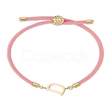 1Pc Adjustable Nylon Cord Slider Bracelets for Women BJEW-LP0001-32D-03-1