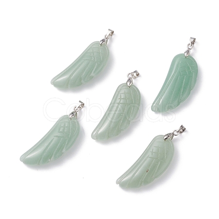 Natural Green Aventurine Pendants G-I314-01P-06-1