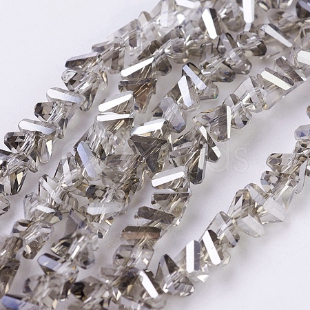 Electroplate Glass Beads Strands EGLA-J146-6mm-PL01-1