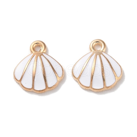 Alloy Enamel Pendants ENAM-O001-02F-G-1