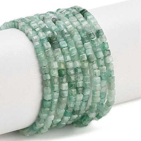 Natural Emerald Quartz Beads Strands G-H042-B32-01-1