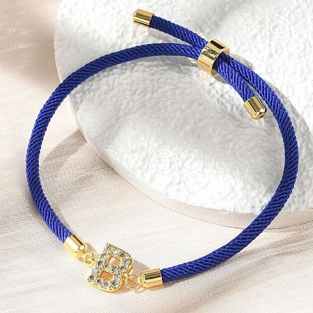 Adjustable Nylon Cord Bracelets BJEW-C096-01G-02-1