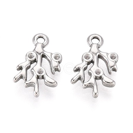 304 Stainless Steel Pendant Rhinestone Settings STAS-T067-44P-1