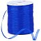 Organza Ribbon, Galloon, Blue, 1/4 inch(6mm), 500yards/Roll(457.2m/Roll)