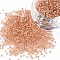 12/0 Grade A Round Glass Seed Beads, Silver Lined, PeachPuff, 12/0, 2x1.5mm, Hole: 0.3mm, about 30000pcs/bag