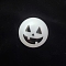 Halloween Plastic Hollow Bounce Ball, Ghost, White, 33mm