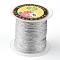 Round Metallic Thread, 12-Ply, Gainsboro, 1mm, about 54.68 yards(50m)/roll