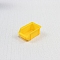 Plastic Miniature Ornaments, Micro Landscape Dollhouse Accessories, Storage Rack, Yellow, 25x40x17.9mm