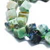 Natural Chrysocolla and Lapis Lazuli Beads Strands G-K245-G01-01-3