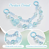 2Pcs Bowknot Heart Plastic Pendant Decorations DIY-BBC0002-28B-7