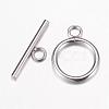 Tarnish Resistant 304 Stainless Steel Toggle Clasps STAS-G071-36P-1
