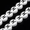 Handmade Porcelain Ceramic Beads Strands PORC-S502-032D-1