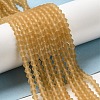 Imitate Austrian Crystal Frosted Glass Beads Strands LS-EGLA-A039-T6mm-MD18-4