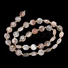 Natural Black Gold Rutilated Quartz Beads Strands G-C116-A182-02-3