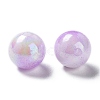 Two Tone Opaque Acrylic Beads SACR-P024-01B-W05-2