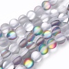 Synthetic Moonstone Beads Strands G-E536-01B-F-1