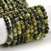 Natural Green Jade Beads Strands G-B107-A08-06-2