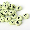 Horizontal Hole Opaque Acrylic Beads SACR-Q126-04-2