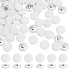 100Pcs Cloth Shank Buttons BUTT-NB0001-72A-01-1