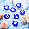 Handmade Lampwork Evil Eye Pendants LAMP-E106-02A-5