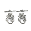 Tibetan Style Alloy Toggle Clasps K095R052-3