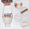 PU Leather Heat Resistant Reusable Cup Sleeve AJEW-WH0326-38C-3