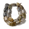 Natural Bamboo Leaf Agate Beads Strands G-NH0014-E01-01-4