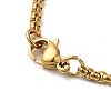 Horse Shoes with Couple 201 Stainless Steel Pendant Necklaces for Women and Men NJEW-F324-04G-3