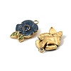 304 Stainless Steel Enamel Pendants STAS-I371-24G-03-2