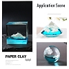 Cloud Paper Crane Ocean Fill Mud DIY-E032-04-5
