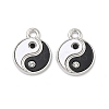 Alloy Rhinestone Pendants X-PALLOY-P319-03P-1