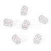 6Pcs 925 Sterling Silver Hollow Initial Beads STER-TA0001-53B-2