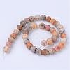 Natural Crazy Lace Agate Beads Strands G-Q462-8mm-12-2