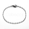 Tarnish Resistant 316 Surgical Stainless Steel Box Chain Bracelets X-BJEW-JB01865-7