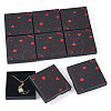 10Pcs Hot Stamping Planet Cardboard Jewelry Packaging Boxes CON-TA0001-44C-1