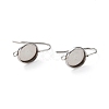 Tarnish Resistant 304 Stainless Steel Earring Hooks STAS-F271-01B-P-2