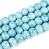 Baking Paint Glass Beads Strands DGLA-N016-6mm-08-1