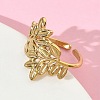 304 Stainless Steel Cuff Open Rings for Women RJEW-L341-02D-G-3