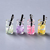 Glass Bottle Pendants X-GLAA-S181-11-1