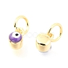 Brass Enamel Pendants KK-Y001-02C-G-10
